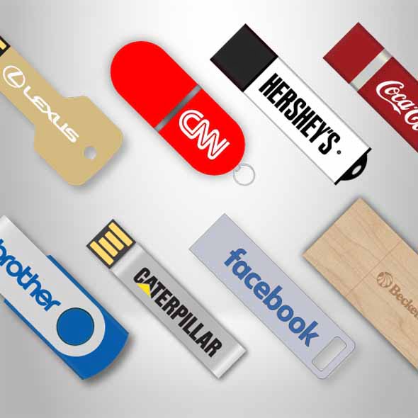 CD duplication, copying and printing, Branded USBs 