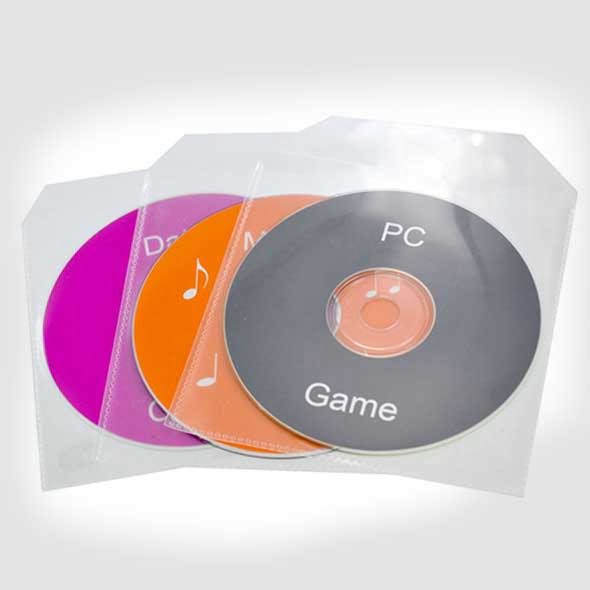 CD/DVD in Plastic Sleeve.